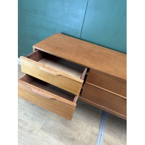 Mid Century Teak Sideboard By Austin Suite Furniture-Courier