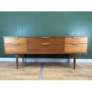 Mid Century Teak Sideboard By Austin Suite Furniture-Courier