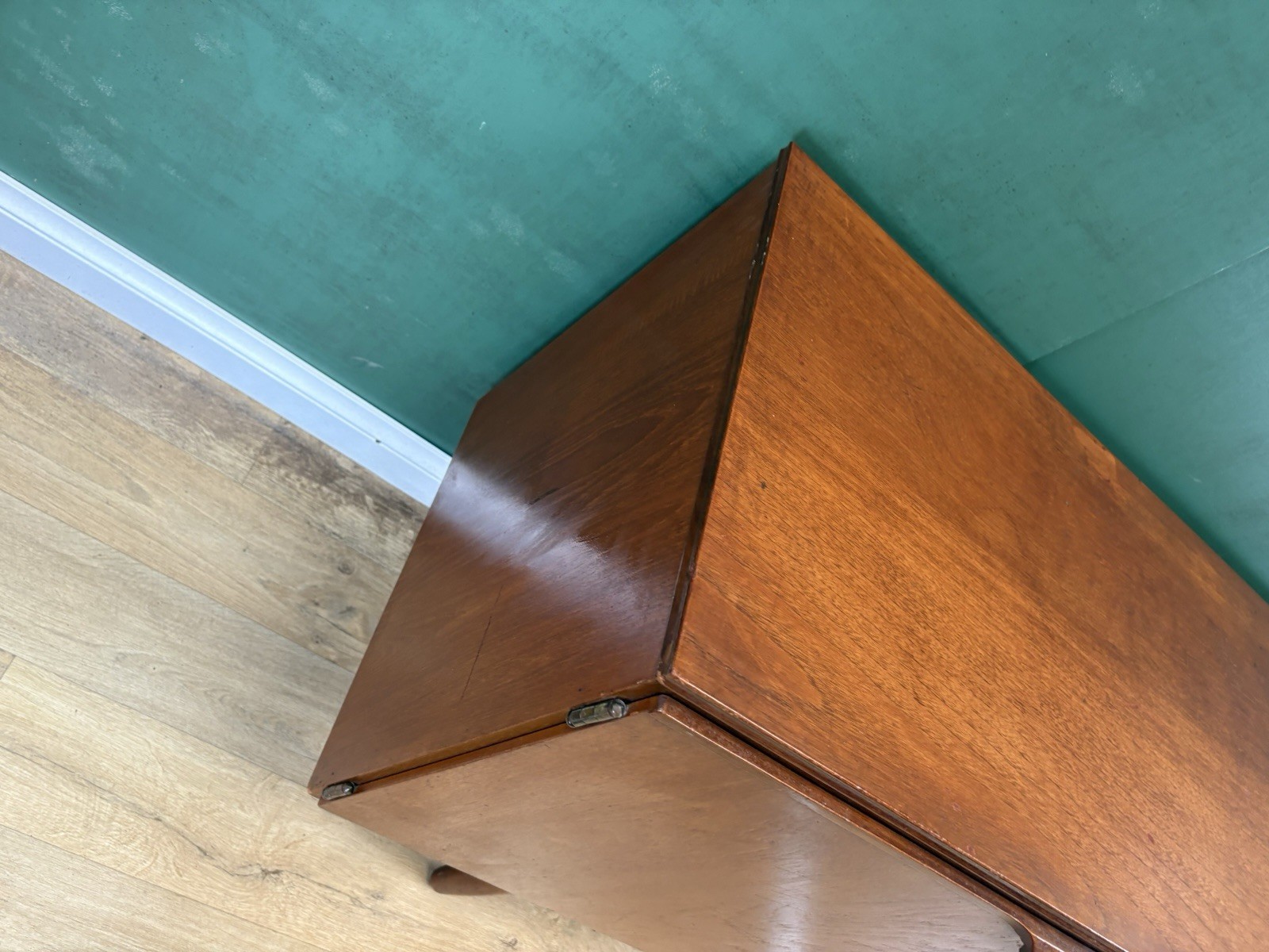 Mid Century Teak Sideboard By Austin Suite Furniture-Courier