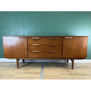 Mid Century Teak Sideboard By Austin Suite Furniture-Courier