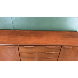 Mid Century Teak Sideboard By Austin Suite Furniture-Courier