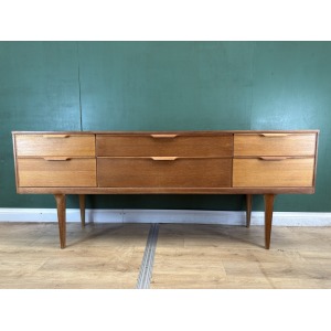 Mid Century Teak Sideboard By Austin Suite Furniture-Courier