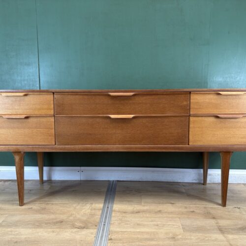 Mid Century Teak Sideboard By Austin Suite Furniture-Courier