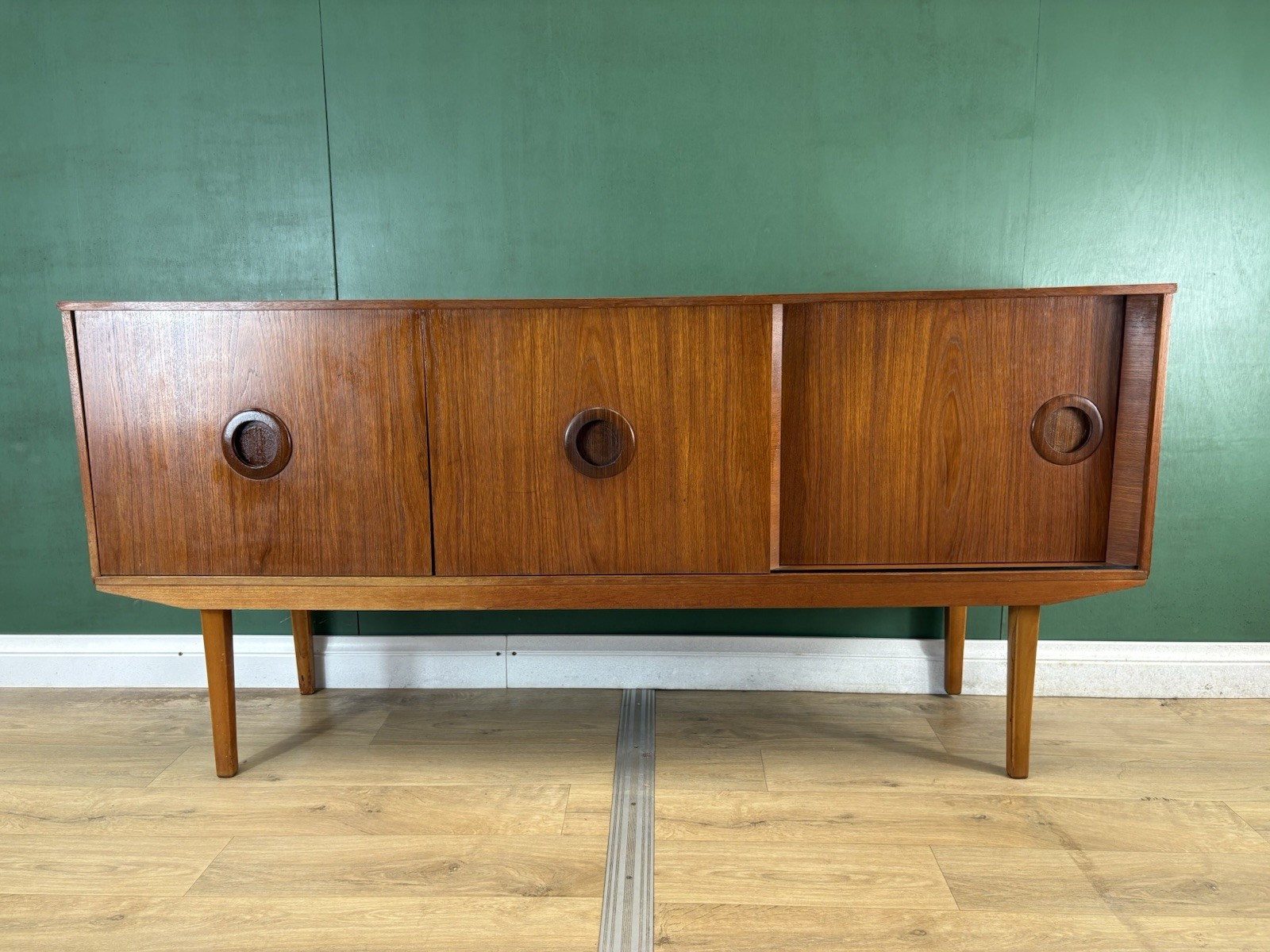 Mid Century Teak Sideboard By Avalon Furniture-Courier