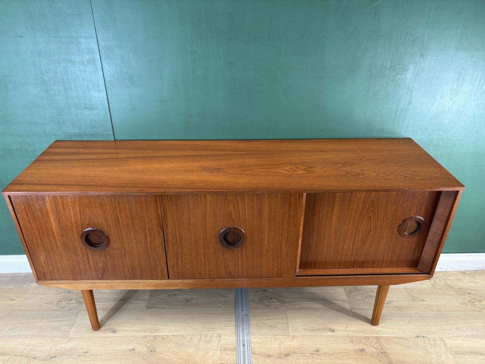 Mid Century Teak Sideboard By Avalon Furniture-Courier