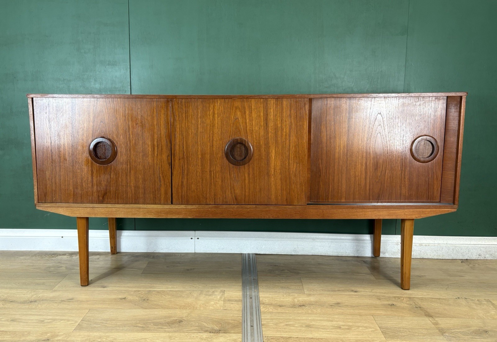 Mid Century Teak Sideboard By Avalon Furniture-Courier