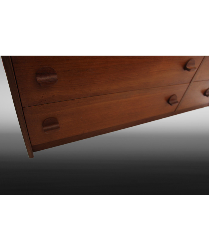 Mid Century Vintage STAG Teak Chest of 8 Drawers