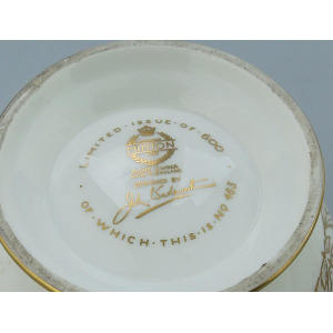 John Wadsworth Limited Edition Minton porcelain Orb Crowning of QEII Commemorative C.1952