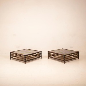 Pair of "Marango" side tables by Alberto Smania for Smania Studio Interni