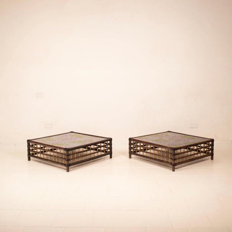 Pair of "Marango" side tables by Alberto Smania for Smania Studio Interni