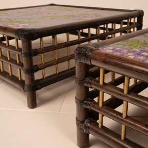Pair of "Marango" side tables by Alberto Smania for Smania Studio Interni