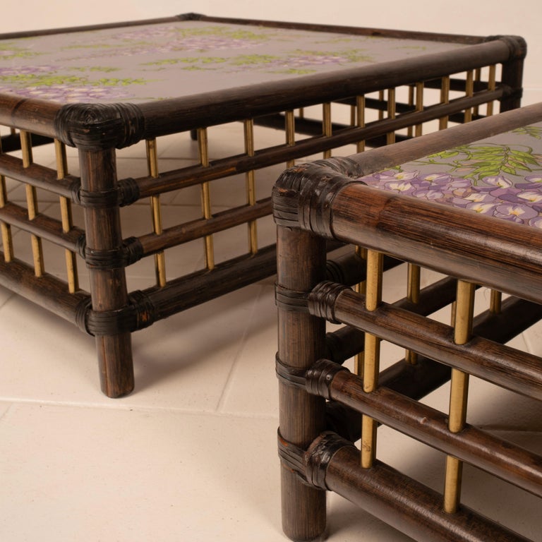 Pair of "Marango" side tables by Alberto Smania for Smania Studio Interni