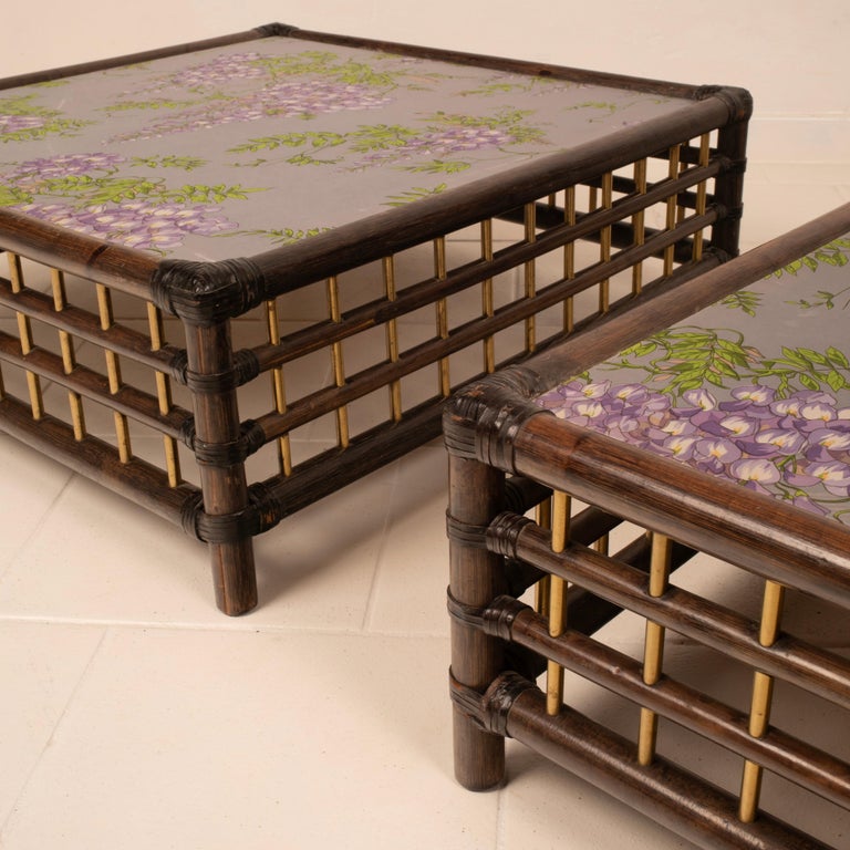 Pair of "Marango" side tables by Alberto Smania for Smania Studio Interni