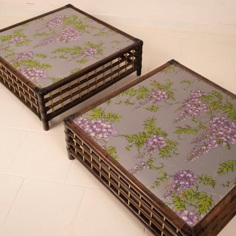 Pair of "Marango" side tables by Alberto Smania for Smania Studio Interni