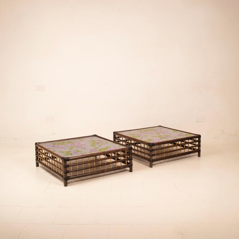 Pair of "Marango" side tables by Alberto Smania for Smania Studio Interni