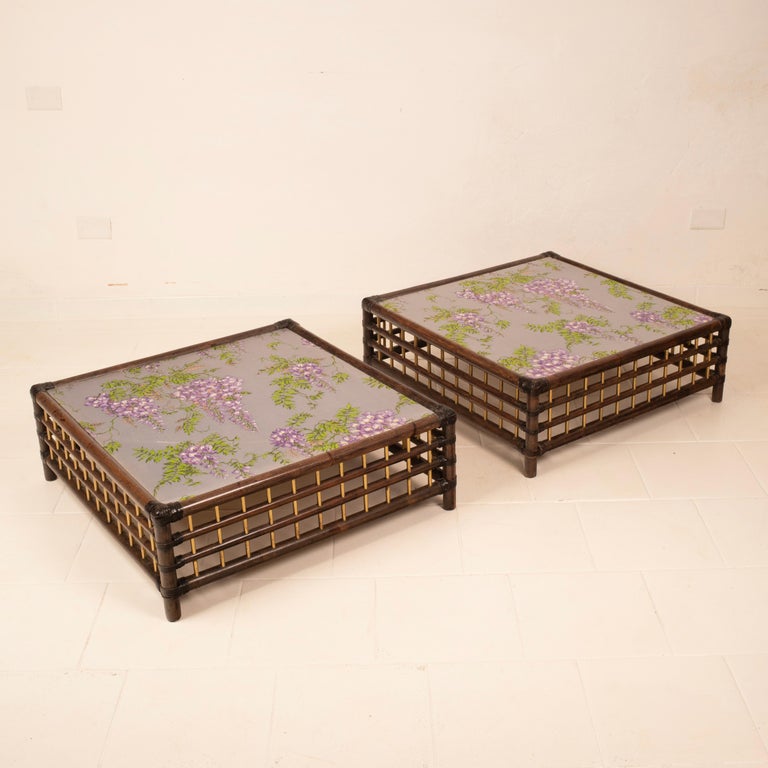 Pair of "Marango" side tables by Alberto Smania for Smania Studio Interni