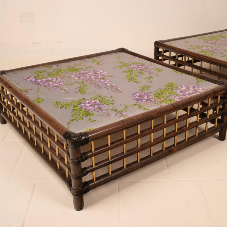 Pair of "Marango" side tables by Alberto Smania for Smania Studio Interni