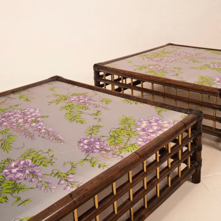Pair of "Marango" side tables by Alberto Smania for Smania Studio Interni