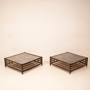 Pair of "Marango" side tables by Alberto Smania for Smania Studio Interni