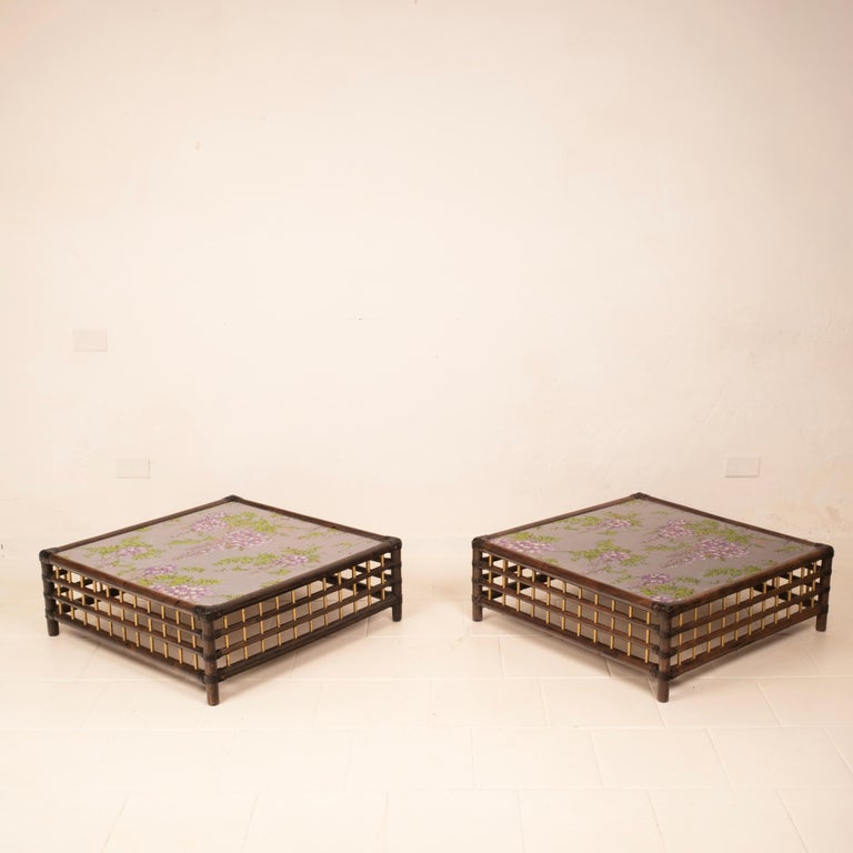 Pair of "Marango" side tables by Alberto Smania for Smania Studio Interni