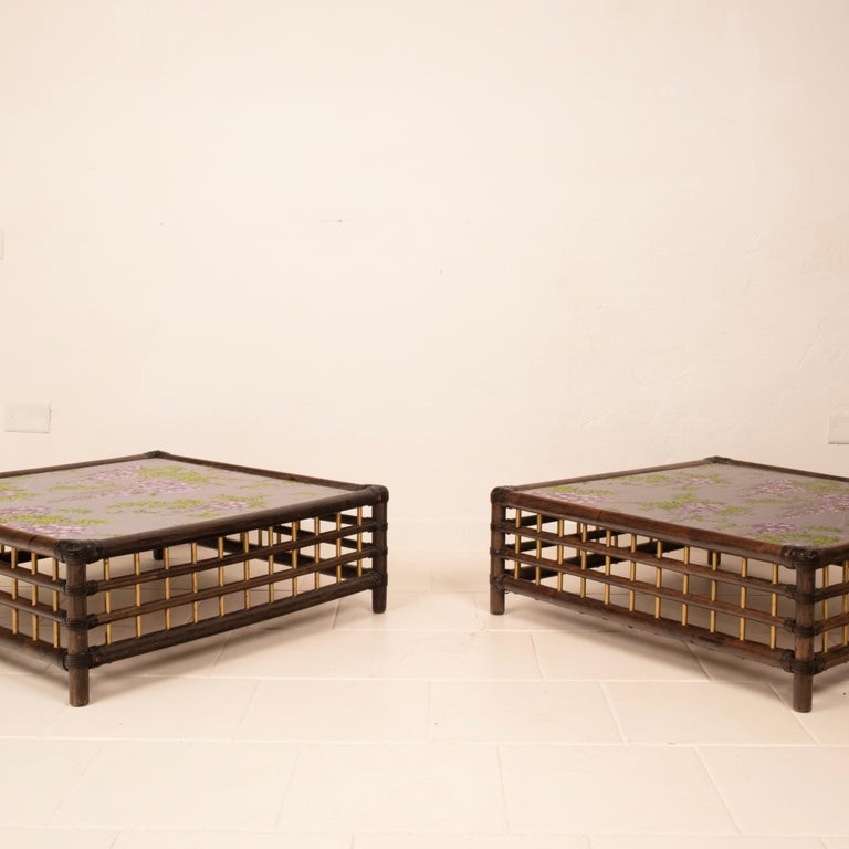 Pair of "Marango" side tables by Alberto Smania for Smania Studio Interni