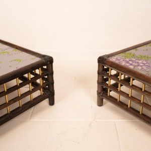 Pair of "Marango" side tables by Alberto Smania for Smania Studio Interni