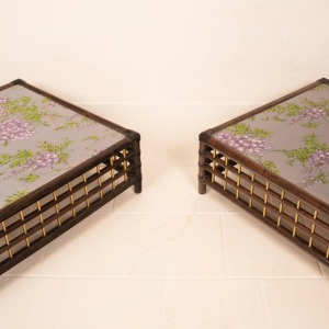 Pair of "Marango" side tables by Alberto Smania for Smania Studio Interni