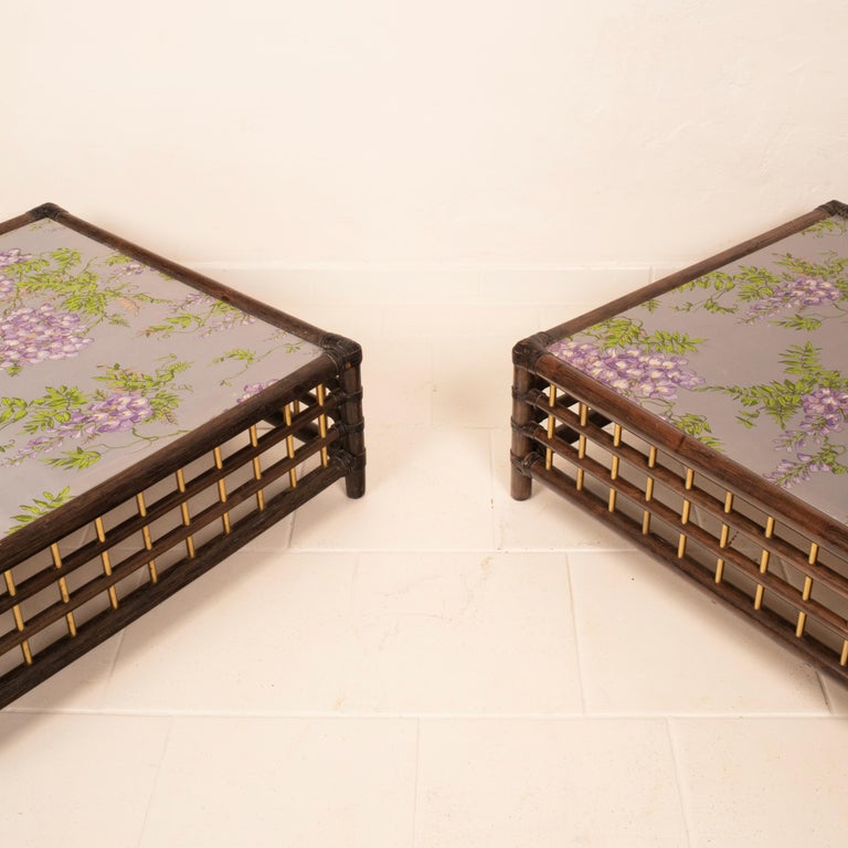 Pair of "Marango" side tables by Alberto Smania for Smania Studio Interni