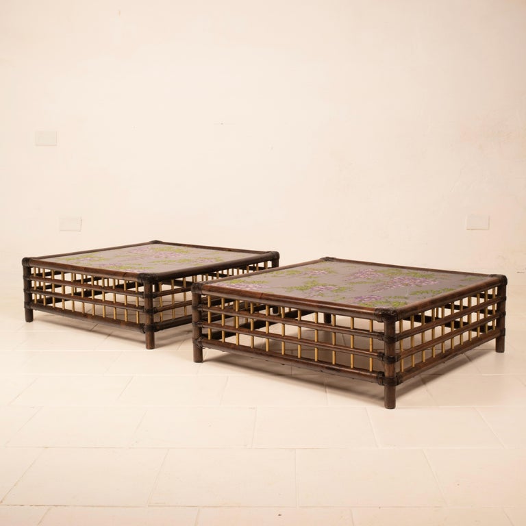 Pair of "Marango" side tables by Alberto Smania for Smania Studio Interni