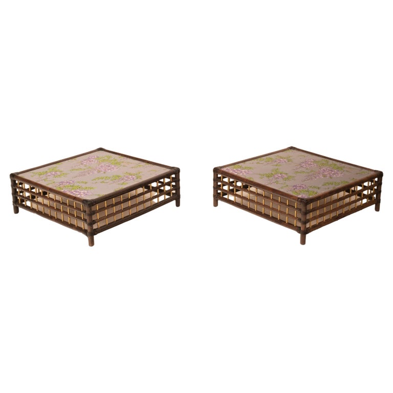 Pair of "Marango" side tables by Alberto Smania for Smania Studio Interni