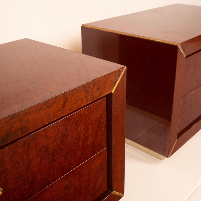 Pair of Nightstands by Gianluigi Gorgoni for Fratelli Turri, 1980