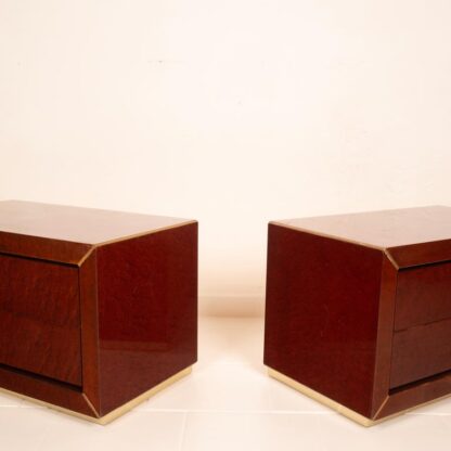 Pair of Nightstands by Gianluigi Gorgoni for Fratelli Turri, 1980