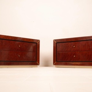 Pair of Nightstands by Gianluigi Gorgoni for Fratelli Turri, 1980