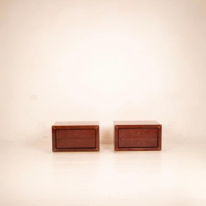 Pair of Nightstands by Gianluigi Gorgoni for Fratelli Turri, 1980