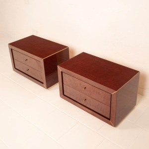 Pair of Nightstands by Gianluigi Gorgoni for Fratelli Turri, 1980