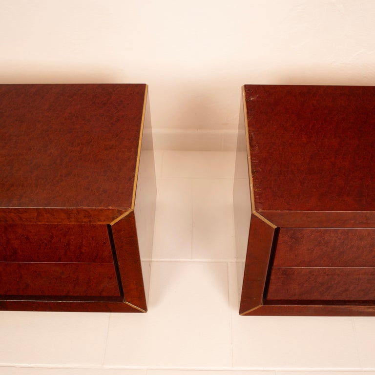 Pair of Nightstands by Gianluigi Gorgoni for Fratelli Turri, 1980