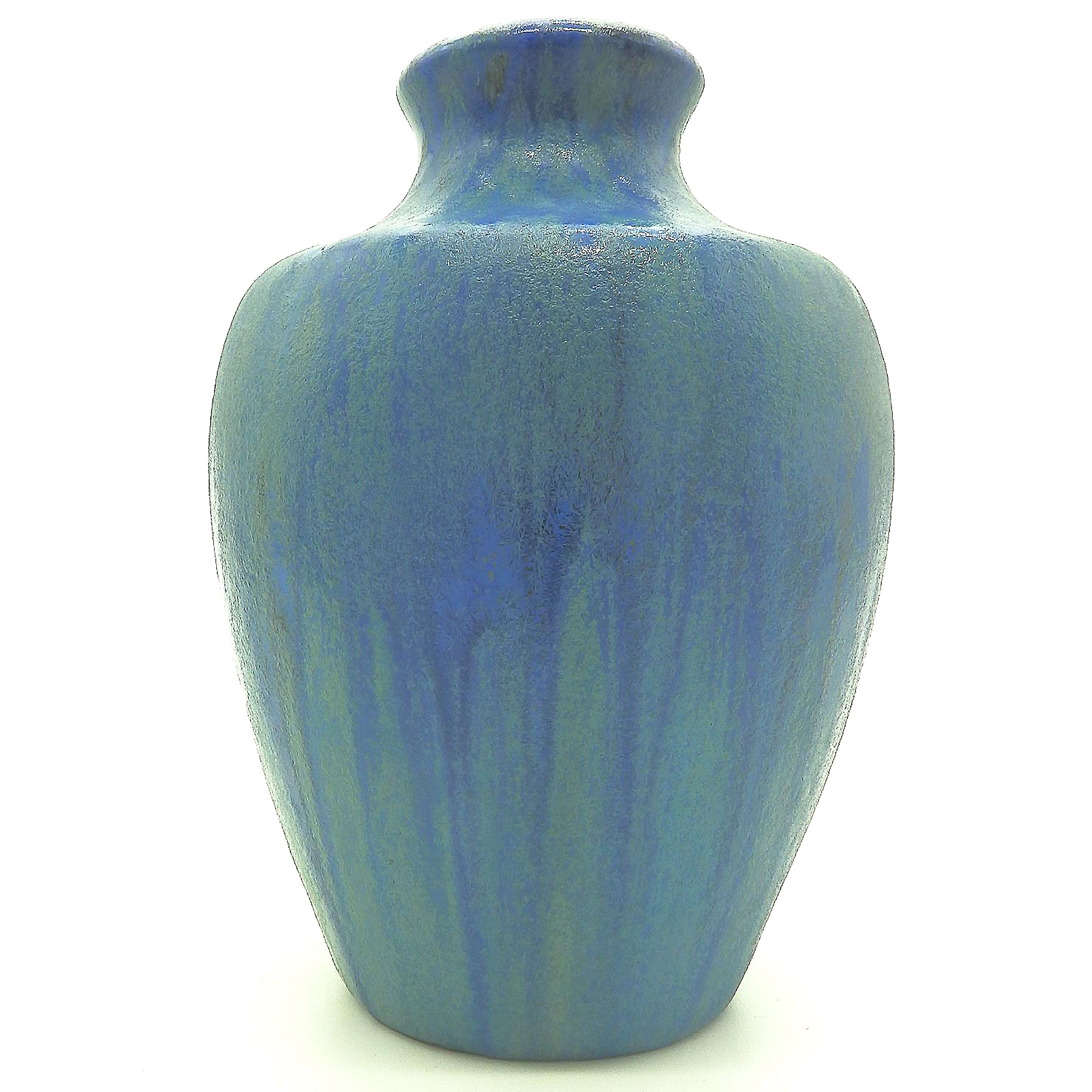 An antique French Art Deco pottery Pierrefonds crystalline glaze Vase C. 1920's