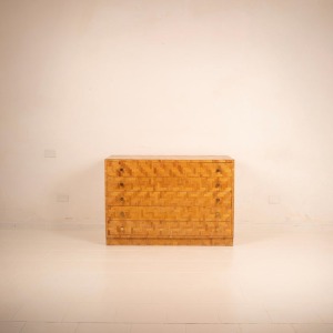 Pressed Bamboo Chest of Drawers by Southern Nurseries, 1970