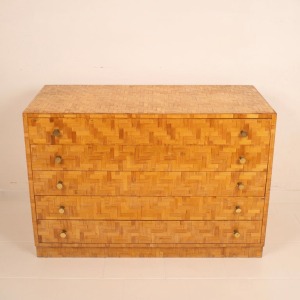 Pressed Bamboo Chest of Drawers by Southern Nurseries, 1970