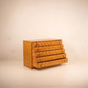 Pressed Bamboo Chest of Drawers by Southern Nurseries, 1970