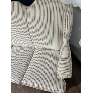 Queen Anne Style Triple Camel Back Sofa