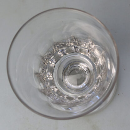 A good antique stemware cut glass Rummer Goblet / Wine Glass C.19thC - Image 4