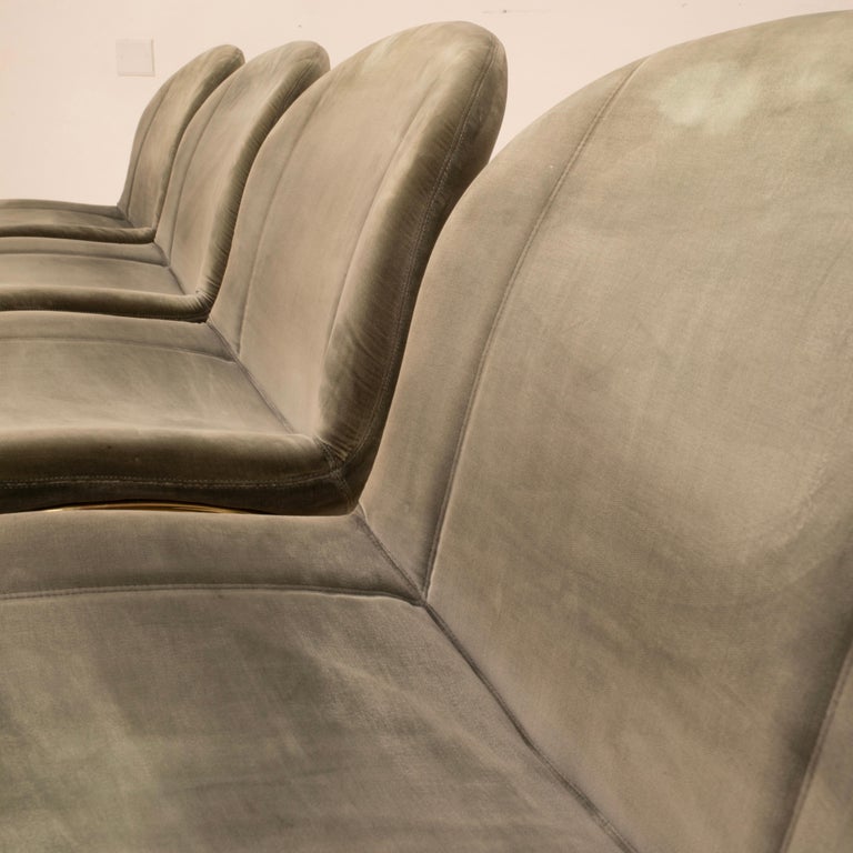 "Sabrina" Brass Chairs Limited Edition by Giorgio Rinaldi for RIMa Padova 1970