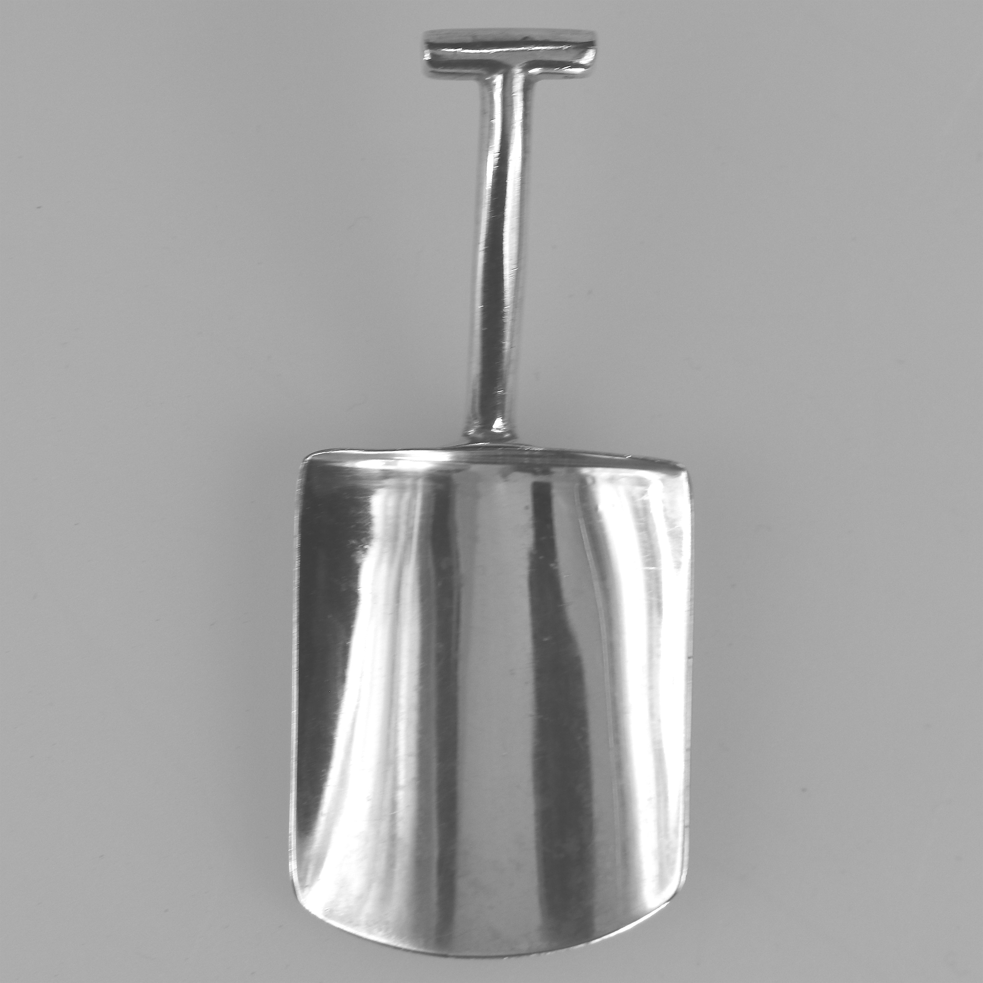 Art Deco antique English solid silver novelty Spade form Caddy Spoon C.1921