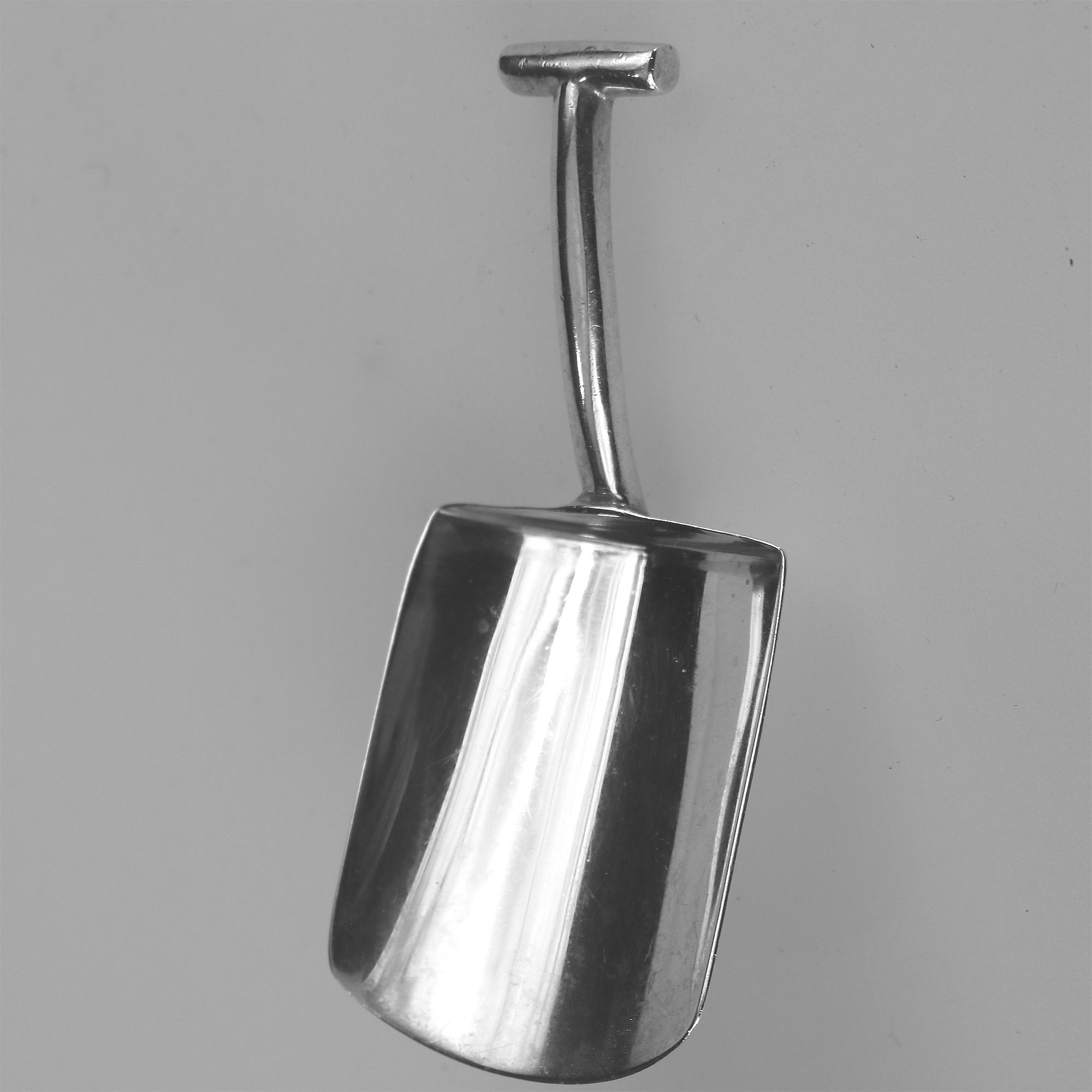 Art Deco antique English solid silver novelty Spade form Caddy Spoon C.1921