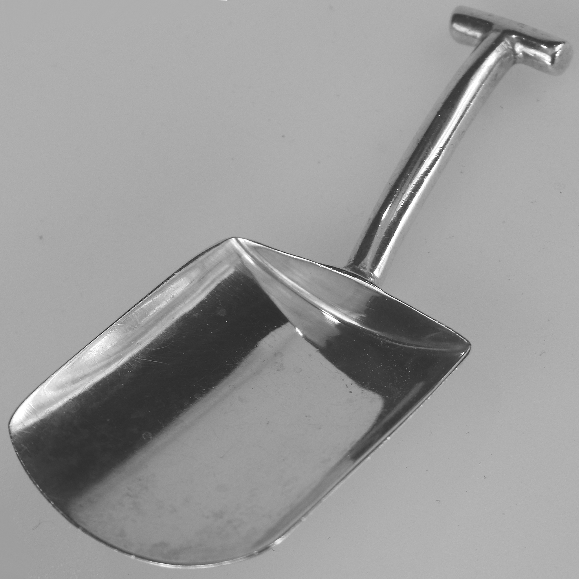 Art Deco antique English solid silver novelty Spade form Caddy Spoon C.1921