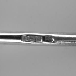 Art Deco antique English solid silver novelty Spade form Caddy Spoon C.1921