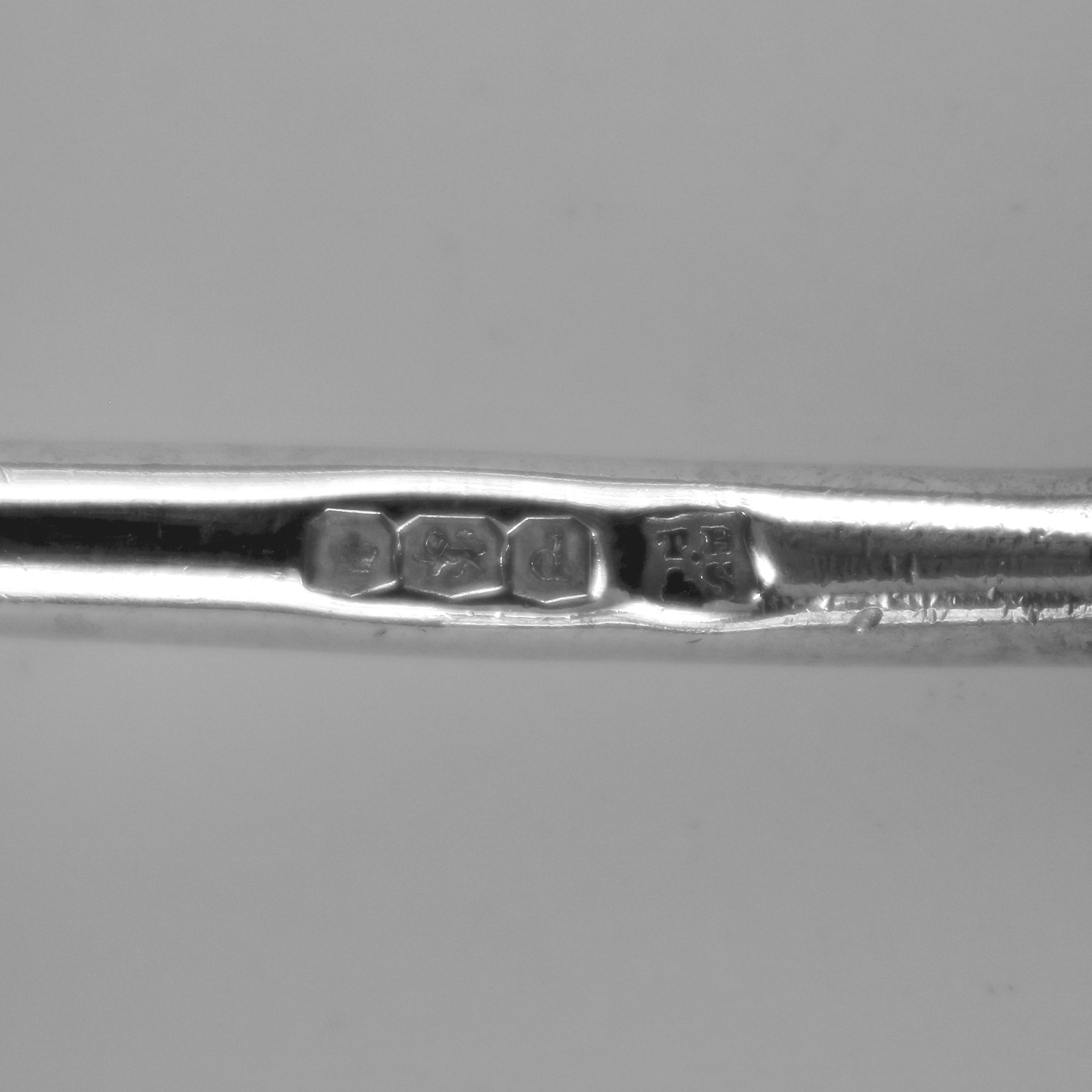 Art Deco antique English solid silver novelty Spade form Caddy Spoon C.1921