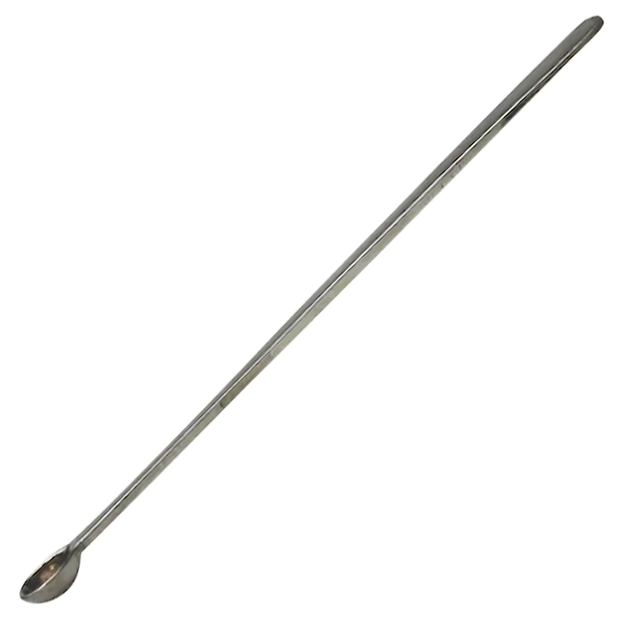 An unusual antique hand made silver / white metal Spice Spoon C.20thC