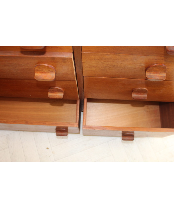 Mid Century Vintage STAG Teak Chest of 8 Drawers